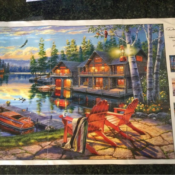 Darrell Bush Loon Lake Jigsaw Puzzel 1000 Piece - Picture 2 of 11
